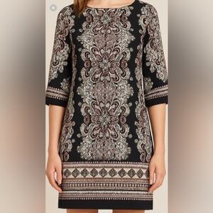 Studio One Black and White Paisley Tunic